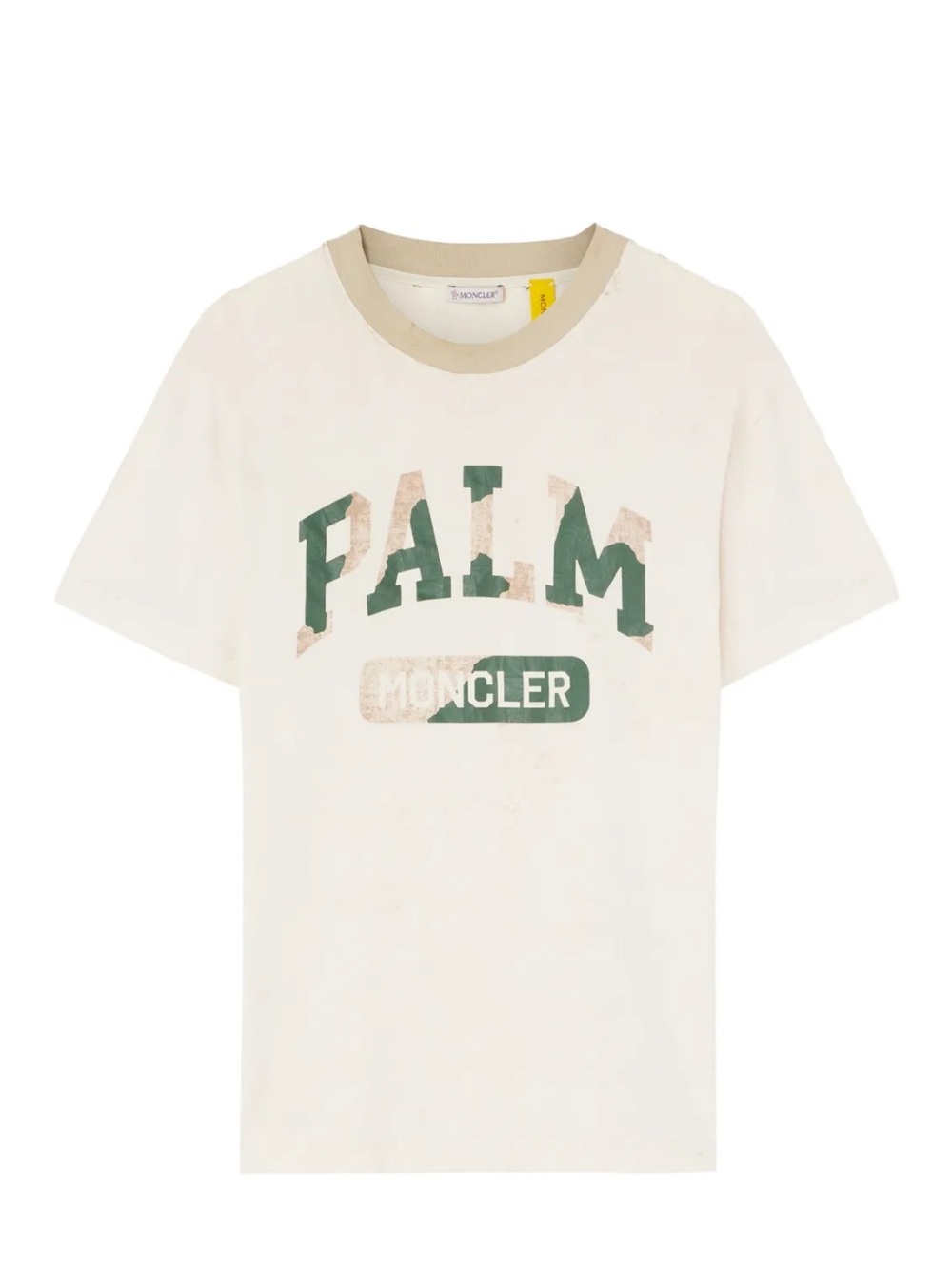 Palm Angels x Moncler Logo T-Shirt Off-White Men’s L